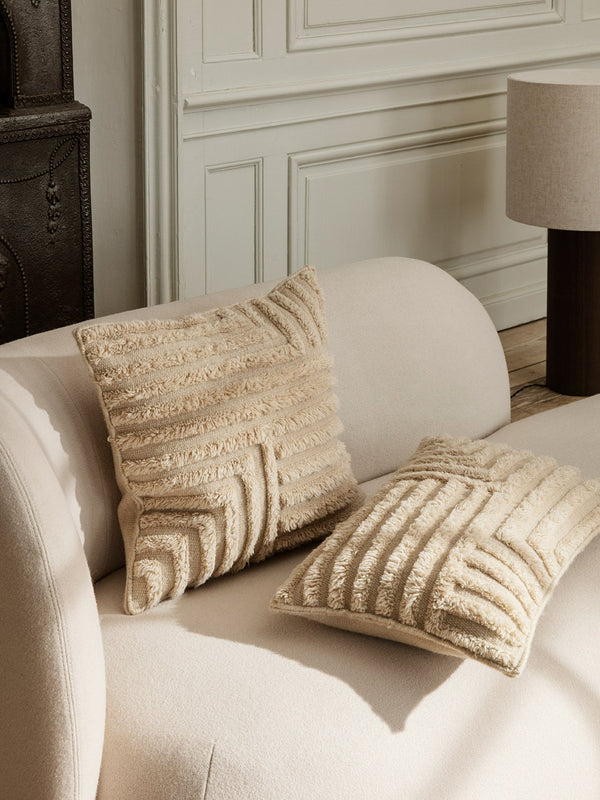 Crease Wool Cushion Rectangle
