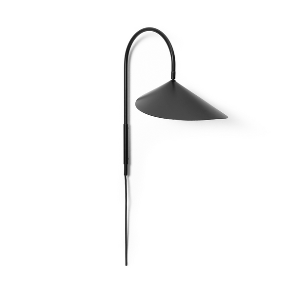 Arum Swivel Wall Lamp - Black - Batten Home