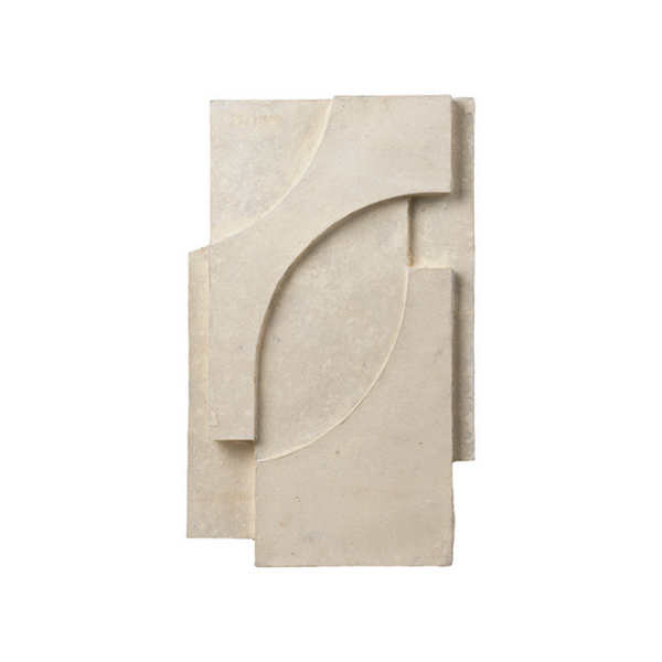 mo レリーフKristina Dam Studio ●SERIF RELIEF Kristina Dam Studio Serif Relief Wall Hanging - Batten Home
