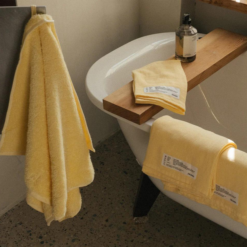 Frama Asciugamano da doccia Light Towel, bianco osso