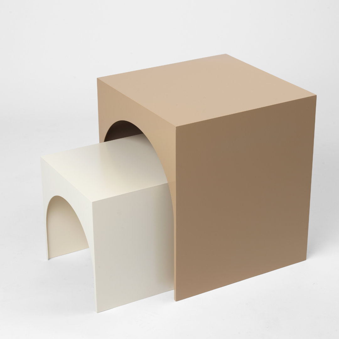Arch Table - Small - Beige