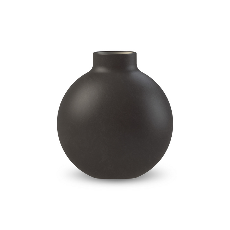 Collar Vase Vase Black 12cm