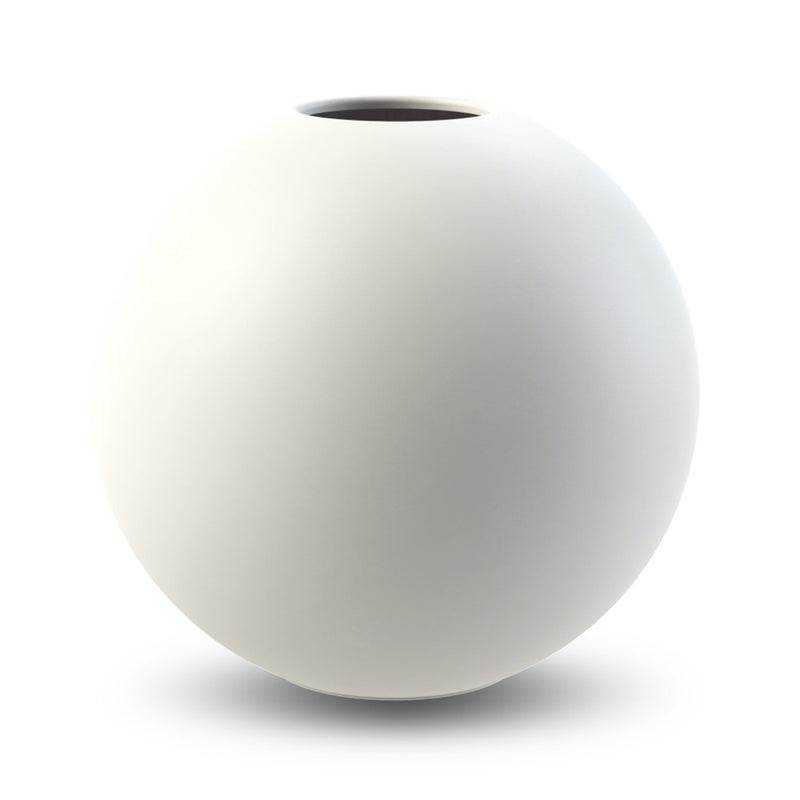 Ball Vase White 30cm