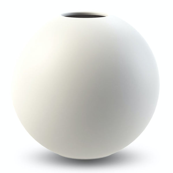 Ball Vase White 20cm