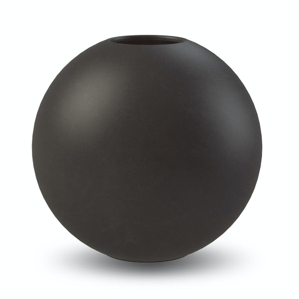 Ball Vase Black 30cm