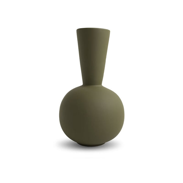Trumpet Vase 30cm Olive