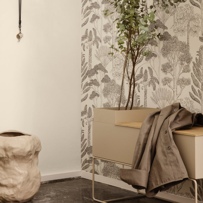 Ferm LivingKatie Scott Trees Wallpaper Off White - Batten Home