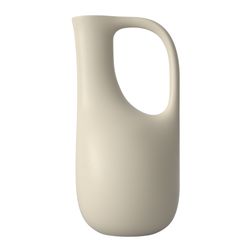 The Liba Watering Can by Ferm Living is a beautiful pitcher-style watering can made of 100% recycled plastic. We love how modern Ferm Living has made this outdoor essential, with soft curves and delightfully neutral colors. 