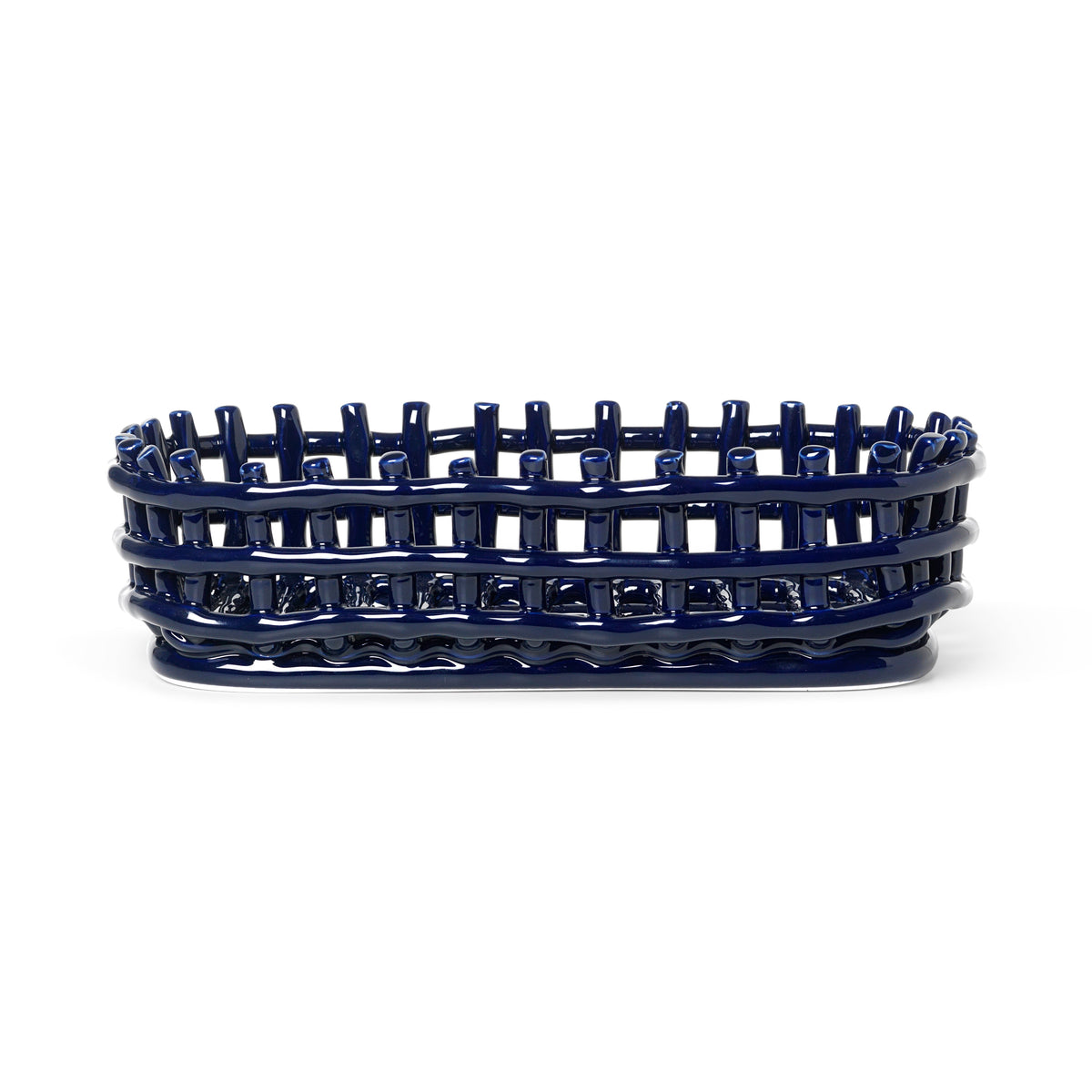 Ferm Living Oval Ceramic Basket - Batten Home