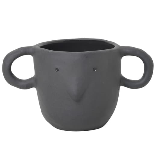 dark grey plant pots Ferm Living - Mus Plant Pot - Small
