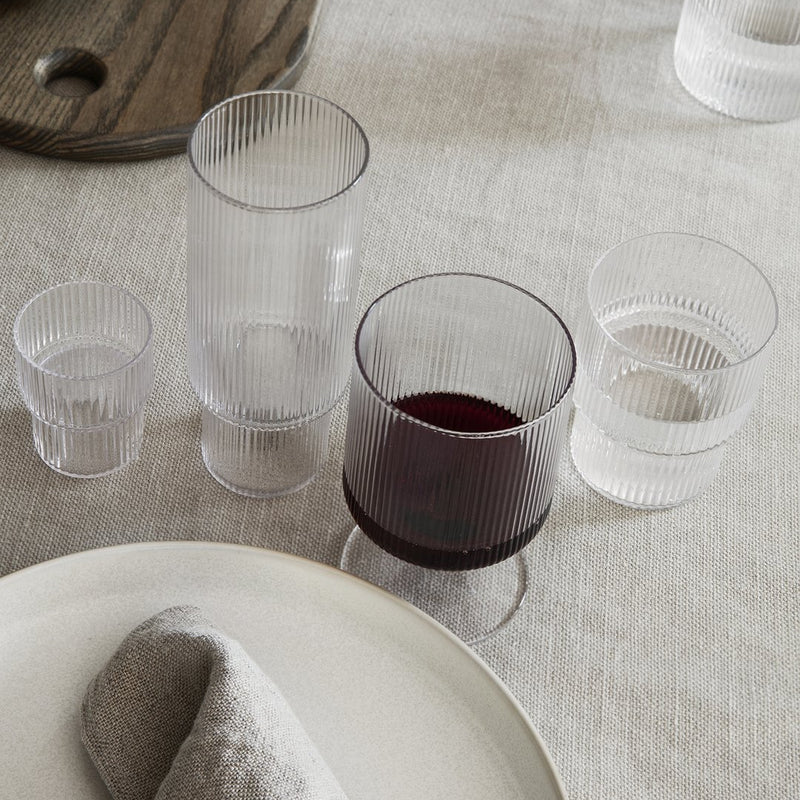 Ferm LivingRipple Wine Glass Set of 2 - Batten Home