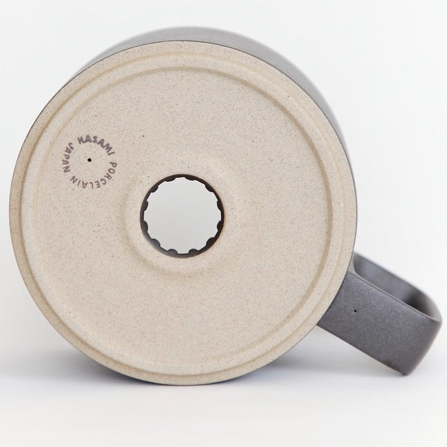 Hasami Ware New Ceramic Coffee Filter & Dripper | Paper Filterless | Black  | Gift Present EthicalHouse (Minimalist Set)