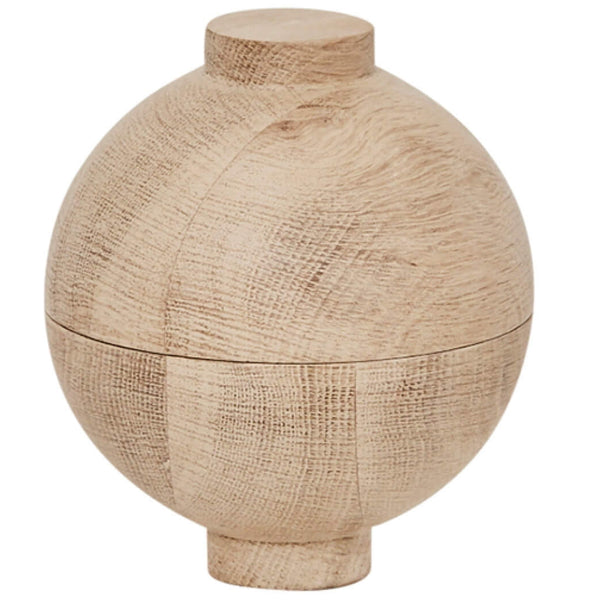 Kristina Dam XL Wooden Sphere Oak - Batten Home