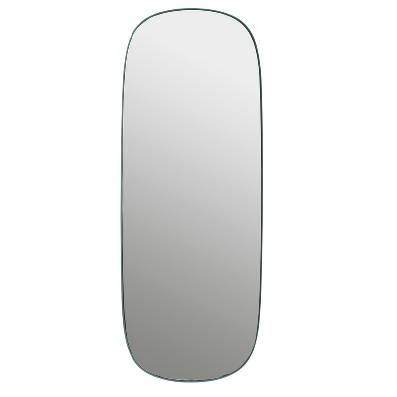 The MUUTO Framed Mirror was designed for MUUTO by Anderssen & Voll as a modern and artistic take on a classic mirror with its tinted glass and powder coated steel frames. The mirror is still fully functional while its unique color hues and endless styling abilities makes it a cool statement addition to any entryway, bedroom of gallery wall.
