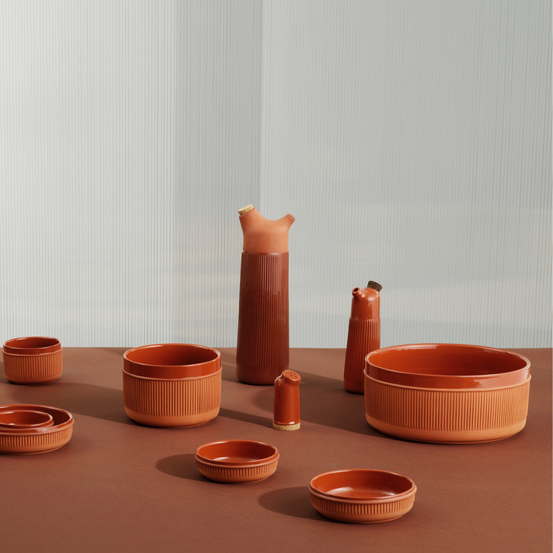 The Junto Bowl by Normann Copenhagen was inspired by traditional Spanish ceramics in a beautiful fired terracotta. We love the organic shape of the handmade stoneware, and the Junto Bowl is the perfect addition to a modern counter top or dining table.