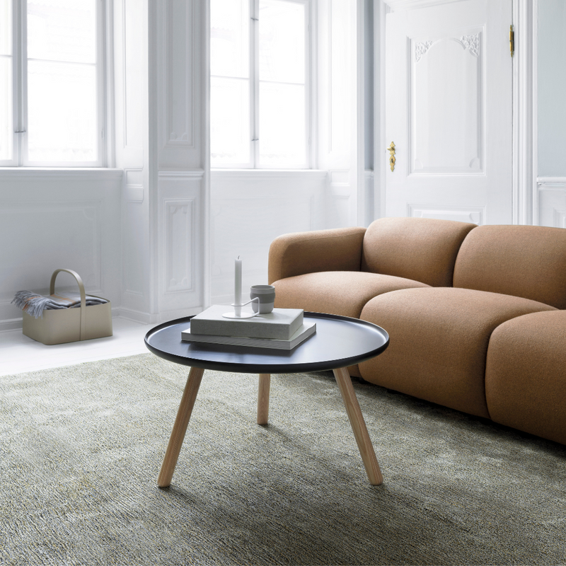 The Tablo Table Large by Normann Copenhagen was designed by Nicholai Wiig as a fun take on a minimal table, with a bold wide top paired with wooden legs. The simple design allows it to blend in with any homes style, we love it as a statement piece in the living room, its large surface area makes the perfect coffee table.