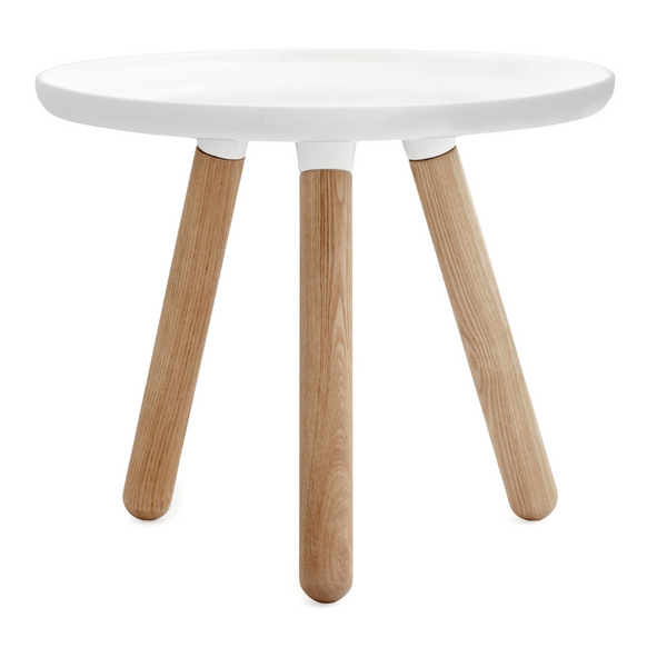 The Tablo Table Small by Normann Copenhagen was designed by Nicholai Wiig as a fun take on a minimal table, with a bold wide top paired with wooden legs. The simple design allows it to blend in with any homes style, we love it styled as side table in a well-loved living space, or when used as a bedside table.