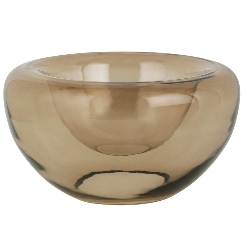 The Opal Bowl by Kristina Dam is an elegant and eye-catching addition to any home's collection of glassware. We love the soft shape and silhouette, which looks lovely styled as a centerpiece or used for serving. It's also stunning when when used on shelves for a statement piece.