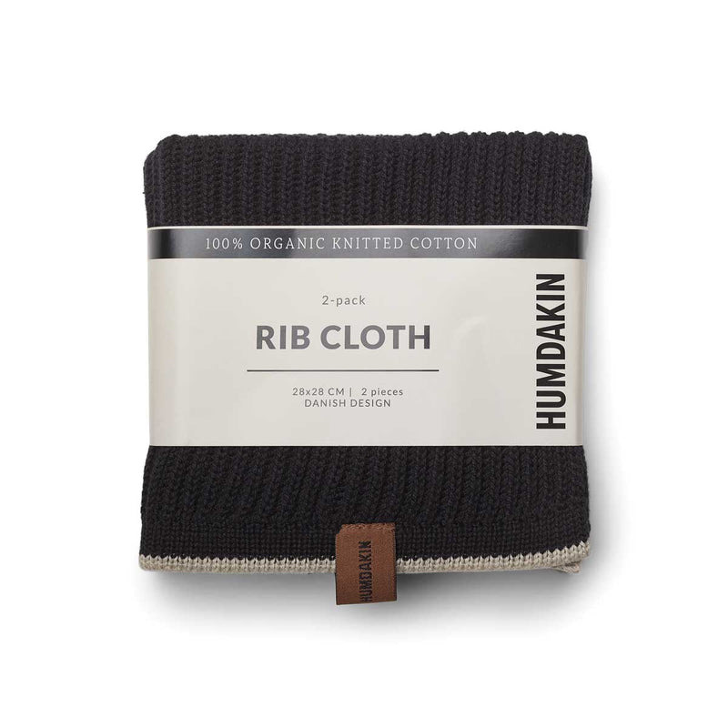 Rib Cloth 2-Pack - Coal/Lt. Stone